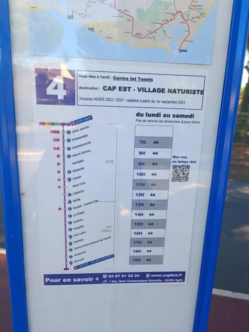 Studio Au Cap D'Agde Dans Les Pinedes Eksteriør bilde